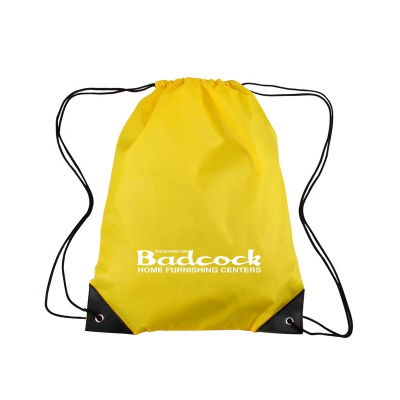 

Custom polyester draw string bag printing drawstring backpack