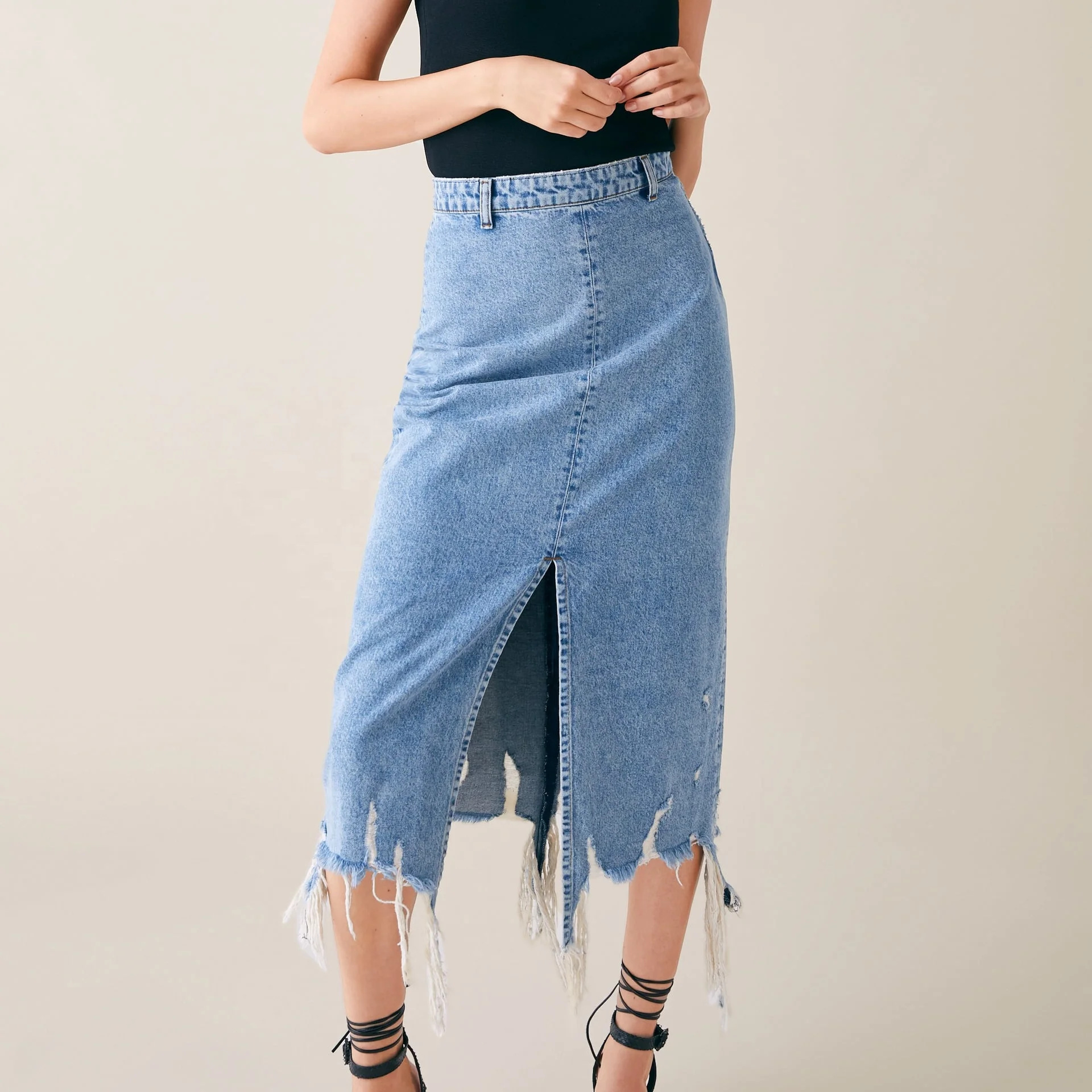 hot jeans skirt