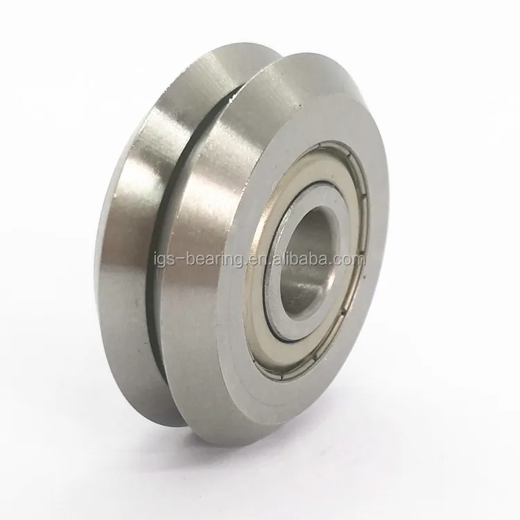 V Groove Bearing 9.525*30.73*11.1 Rm2zz Dualvee Guide Wheel Track