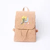 custom design Eco Friendly Homein Backpack Lightweight cork backpack for girls women