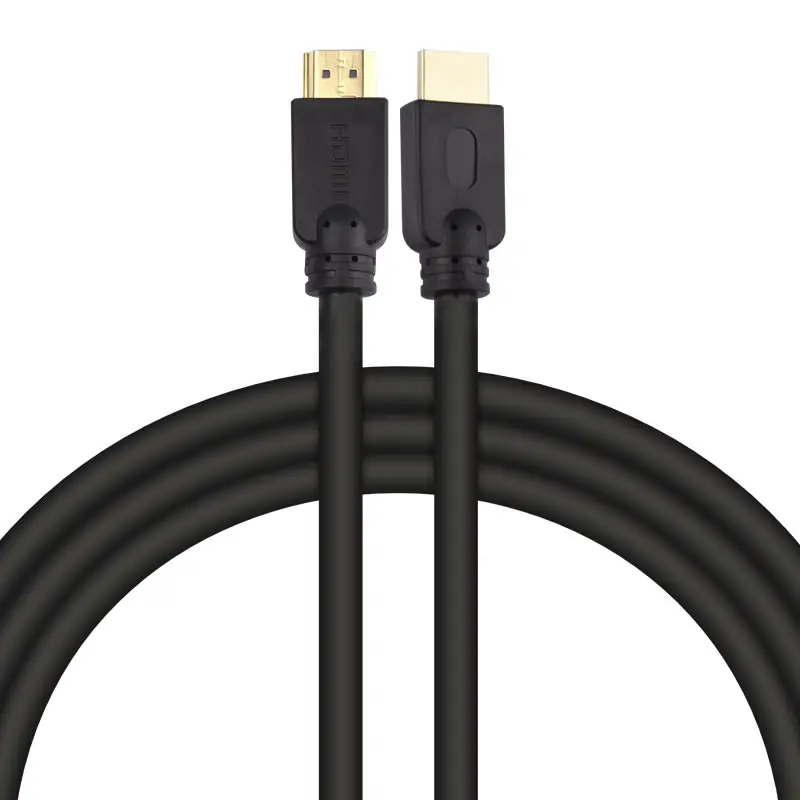 

High speed HD1080P 3D LCD used gold plated 4K to HDMI cable, Black;customized