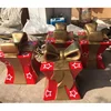 Indoor Hot-sale Fiberglass Christmas Gift box/Present Decoration