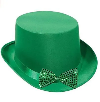 green leprechaun hat