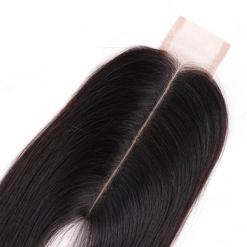 

Unprocessed virgin peruvian hair closure 2x6, mdl 2x6 hair closure, top closure human hair 2x6, Natural color 1b top closure human hair