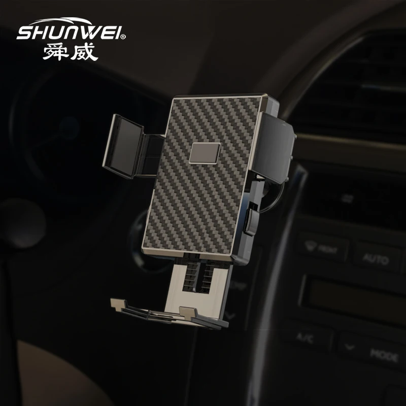

New one touch adjustable phone stand cell holder With Stable Function, Black