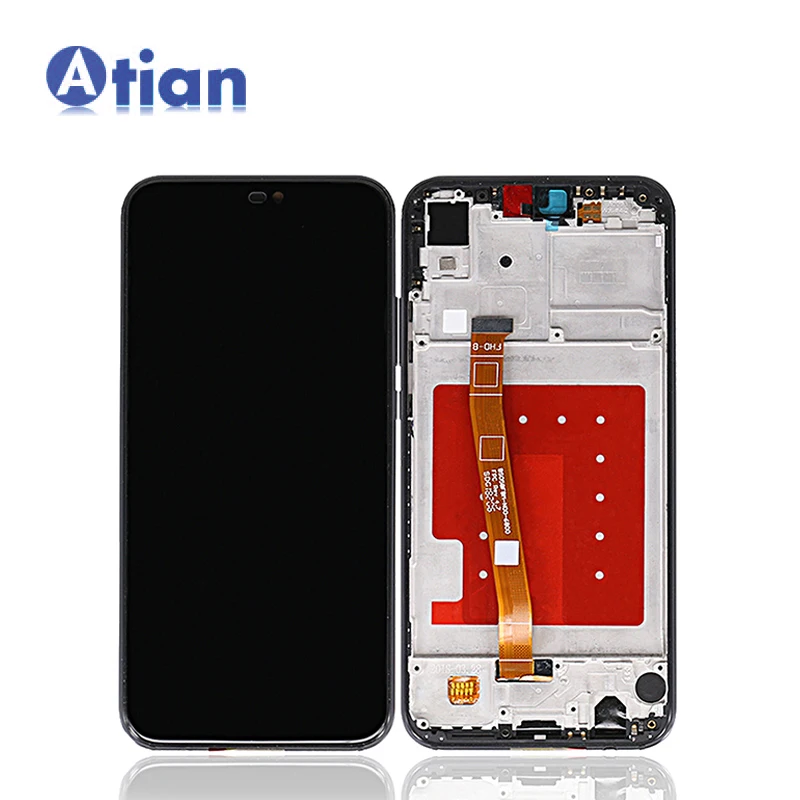 For Huawei P20 Lite LCD Display + Touch Screen Digitizer Assembly with Frame + Sensor Flex ANE-LX1 ANE-LX3 Nova 3E Lcd