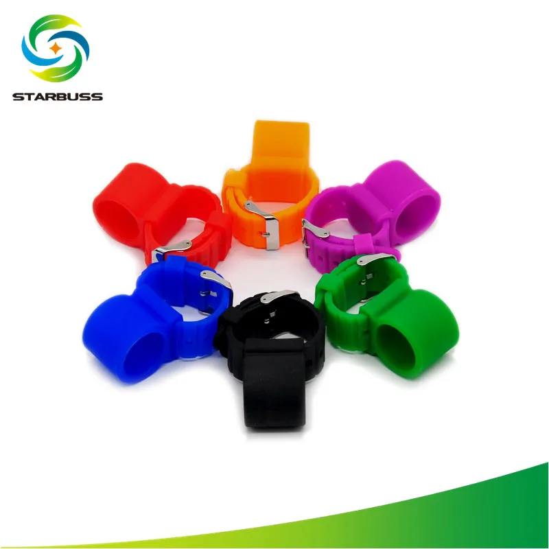 

STARBUSS Colorful Silicone Watch Style Silicone Shisha Hose Holder,For Hookah/Sheesha/Chicha / Narguile Accessories, Red/blue/black/green/purple/orange