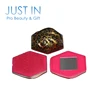 Hexagon Shaped Double Side With Brush And Mirror Detangling Hair Brush