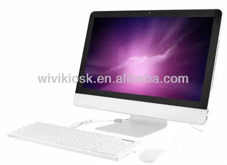 18.5inch inch all in one touch screen pc AIO touch panel PC with Intel Atom D525,wifi built in,fanless pc with pci slot