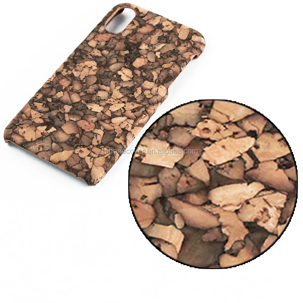 Environmental Cork Wood Shockproof Mobile Phone Cases Unique Design