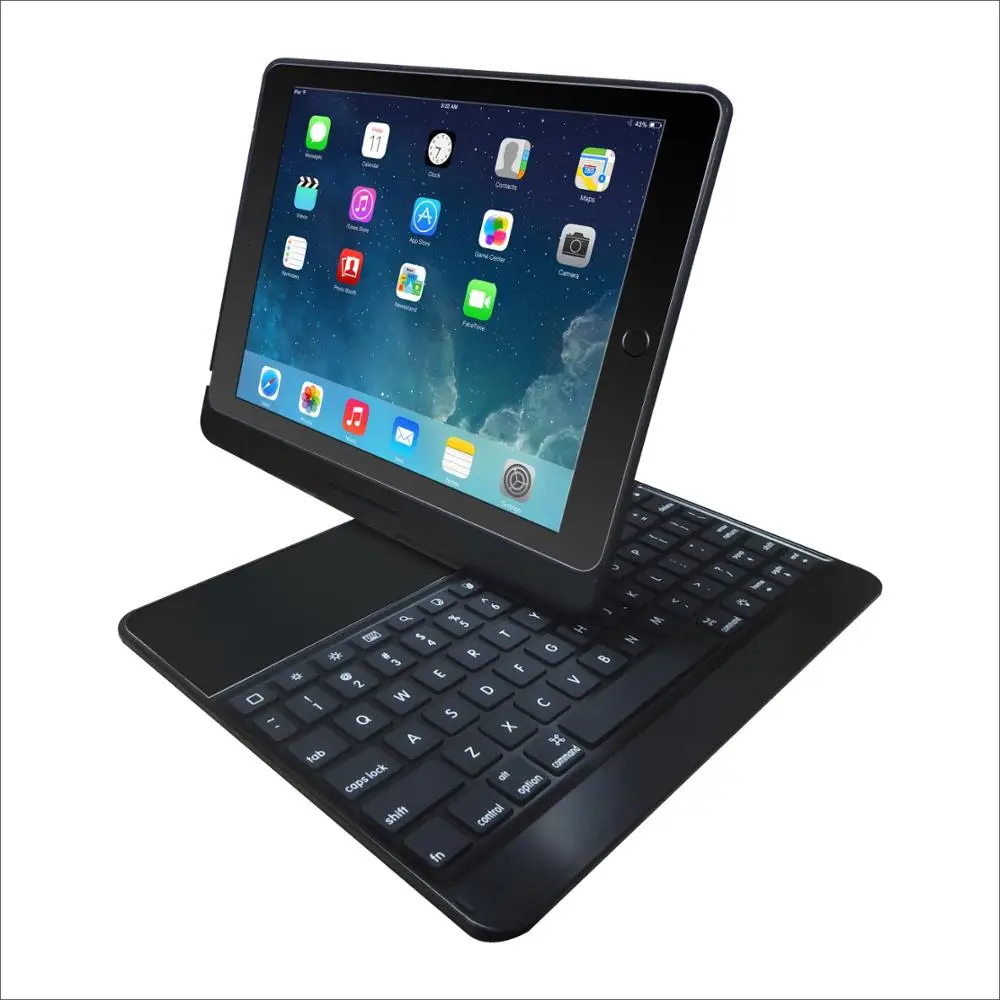 Ergonomics Flexible Colored Backlit Wireless Keyboard Cases With 360 ...