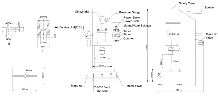 Sale July Brand 3t Stamp Machine For Hydro-pneuamtic Machine - Buy ...