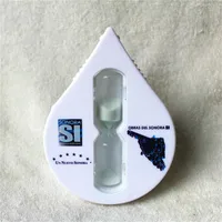

Water shape customer design plastic hourglass shower sand timer 1 3 5 min