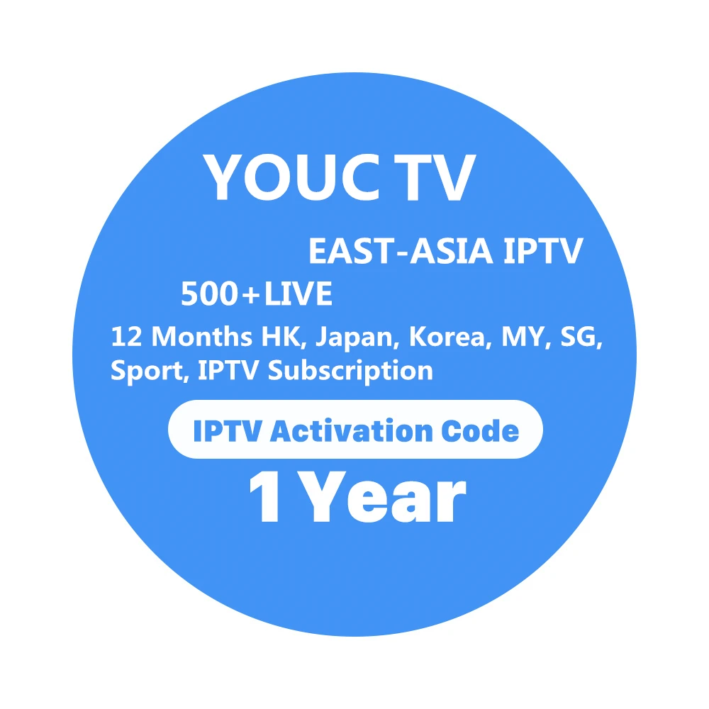 

Hot Sales 12 Months HK, Japan, Korea, Sport,Asian Channel IPTV Subscription