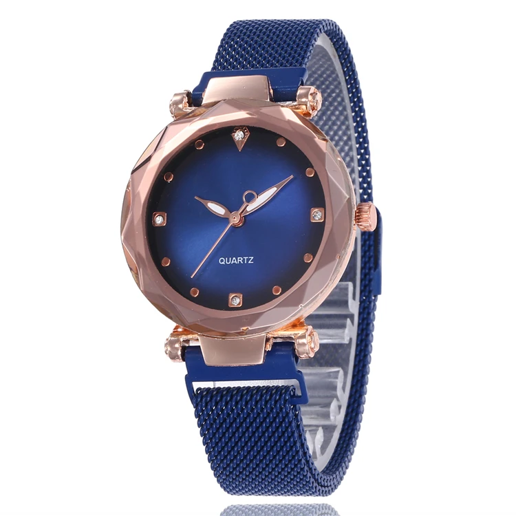 New Design TW100 Top Luxury Women Watch Magnet Buckle Milan Mesh Strap Diamond Fancy Female Wristwatch
