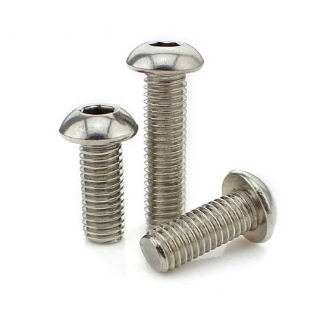
ISO7380 half round screw pan head socket cap screw 
