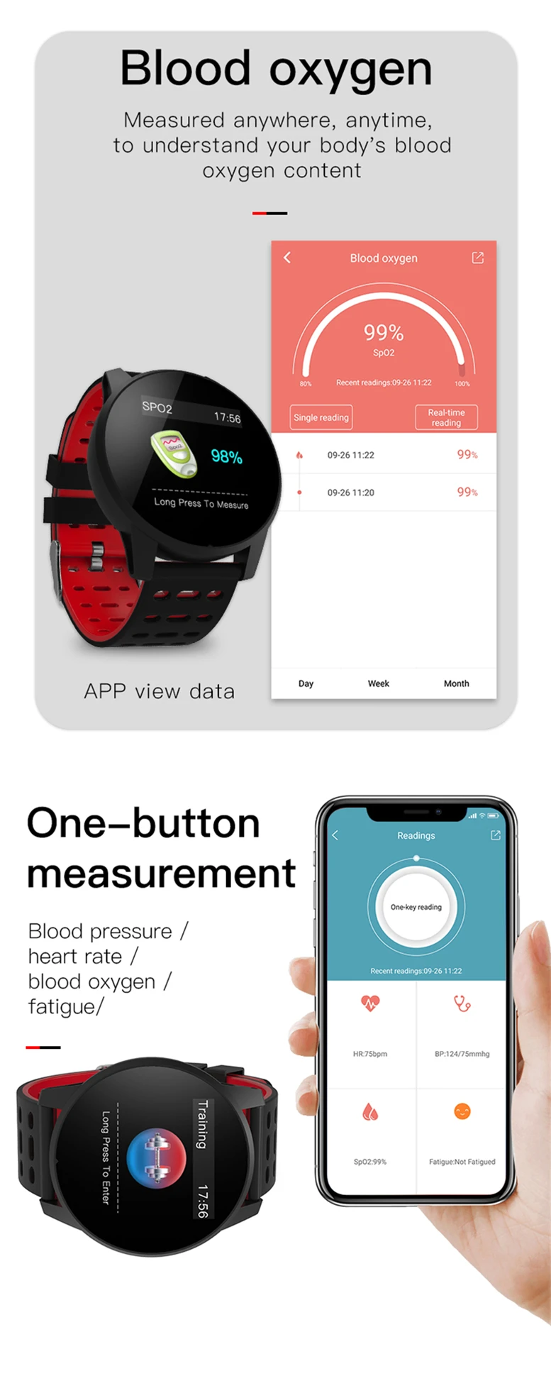 Free sample sport smart bracelet with heart rate monitor KY108