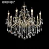 Luxury Crystal Chandelier Light Fixture Good Quality Lustres Suspension Lampara de techo Dining room Living room Lighting MD8701