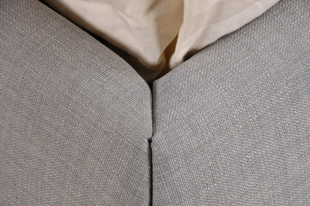 
Cushion Upholstered Headboard Bed Frame Wooden Double Bed Designs with Storage 