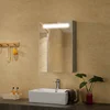 Waterproof sensor touch screen bathroom led light mirror