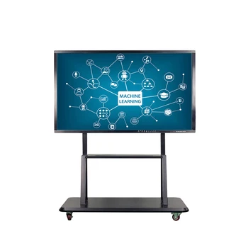 interactive portable smart screen touch whiteboard pc teaching larger