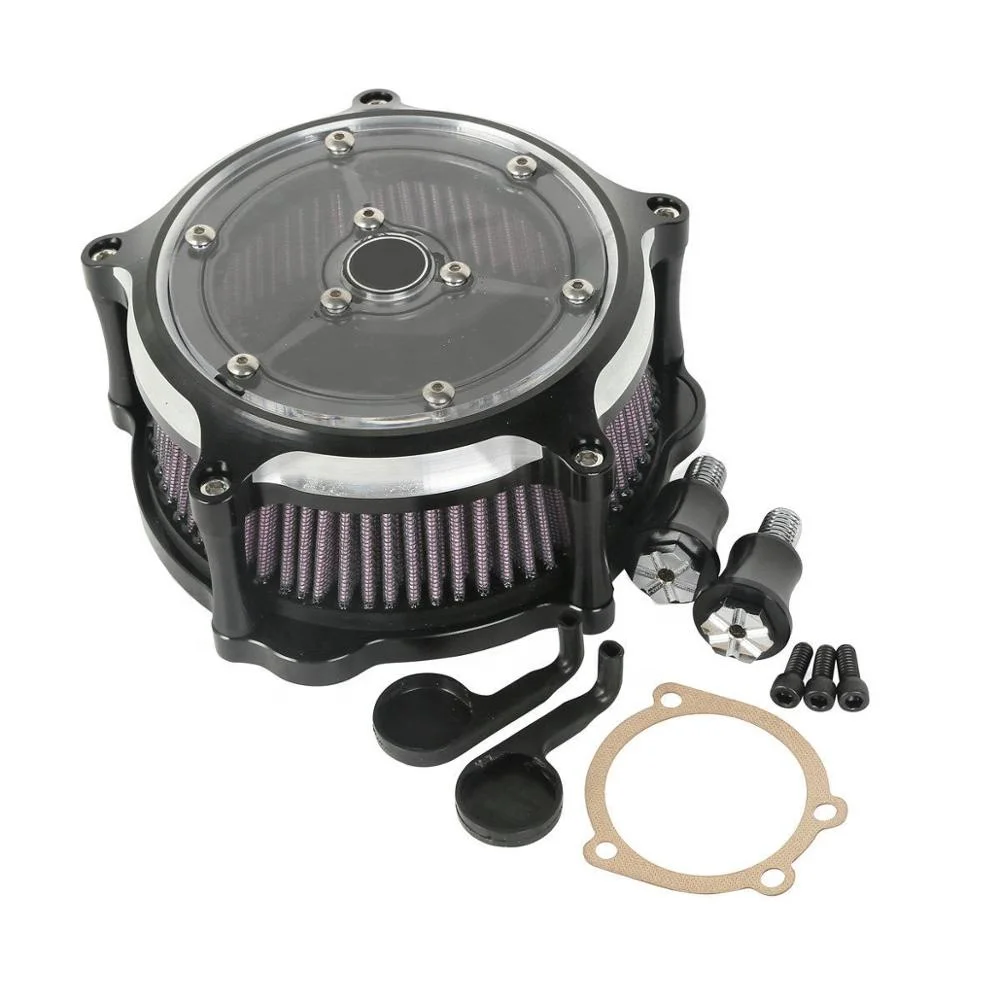 

Motorcycle Air Cleaner Kits Intake Filter For Harley Davidson Sportster 1200 883 Seventy Two Iron 883 Forty Eight 10-14, As photo show