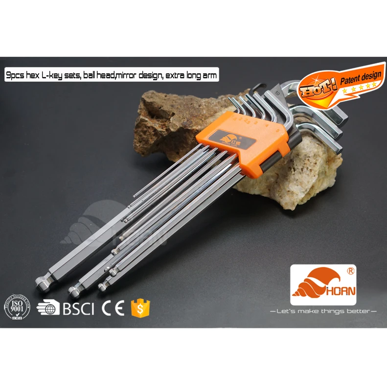 Allen Clé métrique tailles Ball end clé hexagonale ensembleCléID de produit500008375542