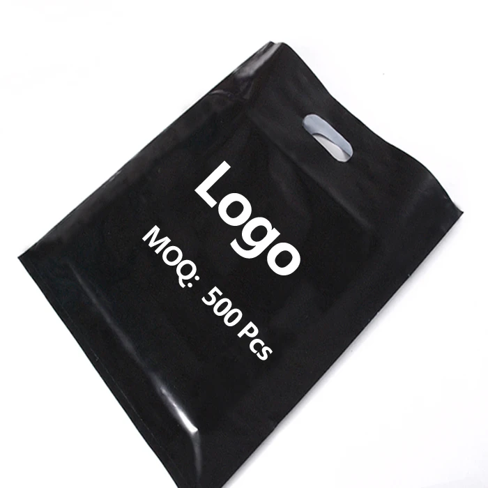 customized die cut bag plastic shopping bag make in china with own design