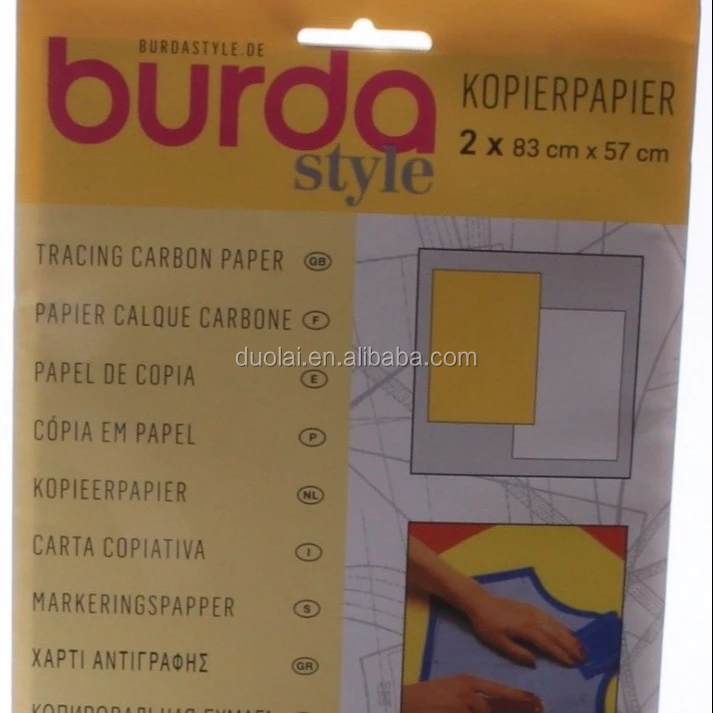 
5 Colour Tracing Carbon Paper Sheet Washable Sewing Tailor Craft Dressmaking 