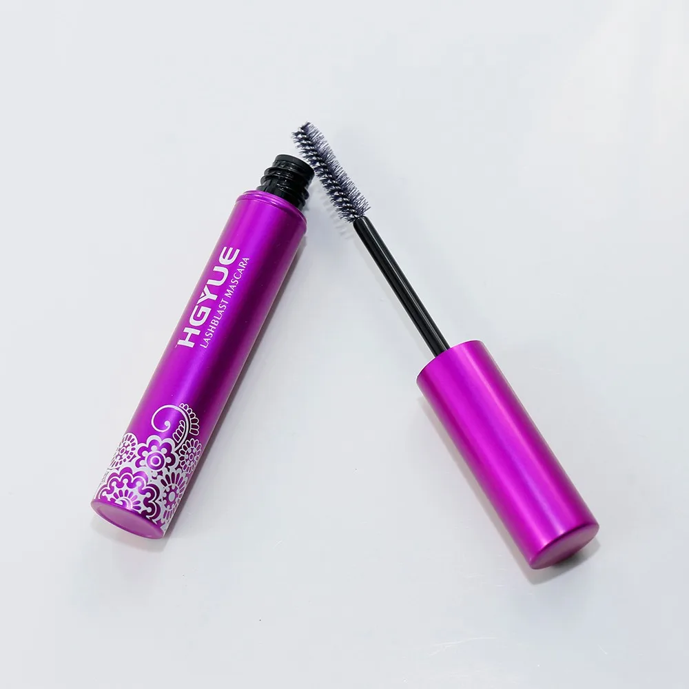 Purple Round Hollow Aluminum Mascara Tube For Cosmetic Buy Aluminum