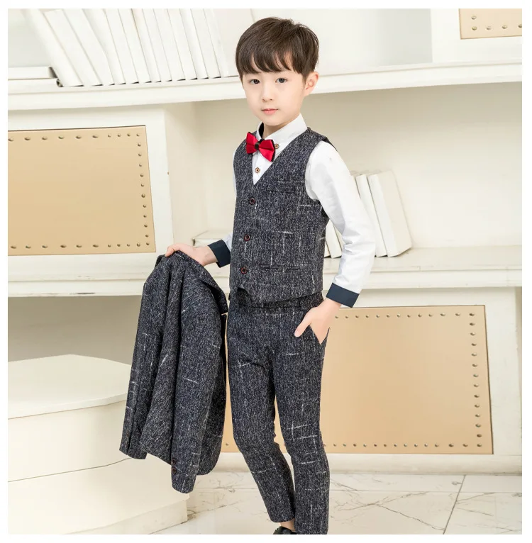 Fashion European Style Children Boutique Clothing Sets Wedding Party ...