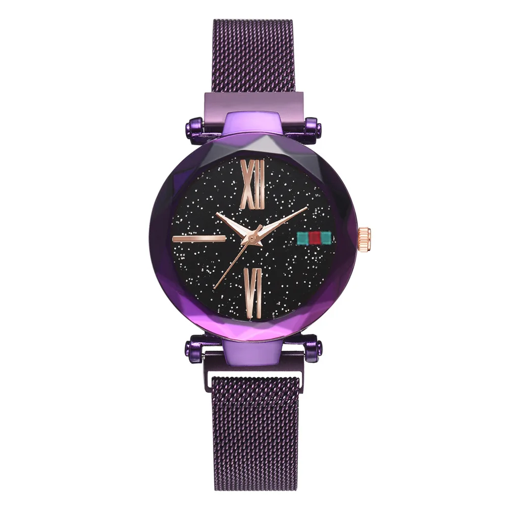 

9215 Best Selling Sky Dial Mesh Tone Ladies Watch, 6 different colors as picture