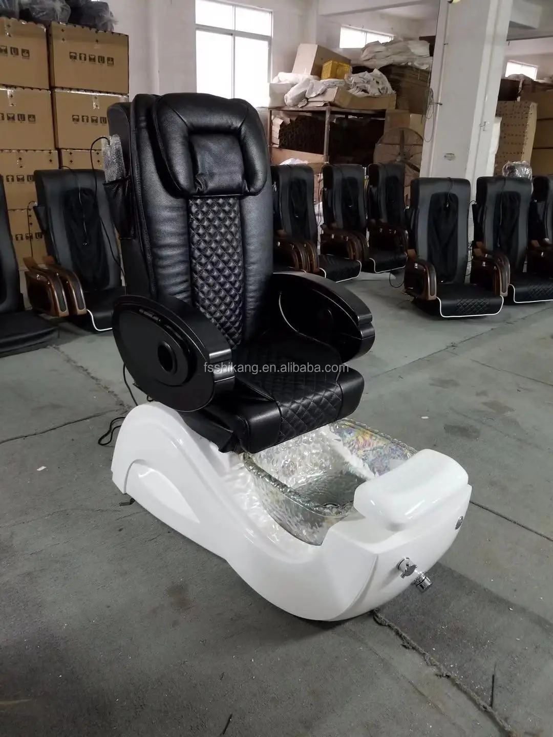 Luxury Manicure Pedicure Chair For Nail Salon / Used Spa Barber