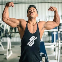 

DIY logo custom print sports mens tank top,sleeveless travel vest gym tank top