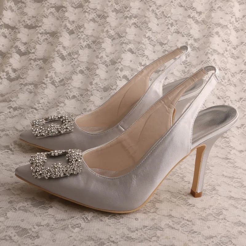 

Grey Shoes for Women for Wedding Stiletto Heel