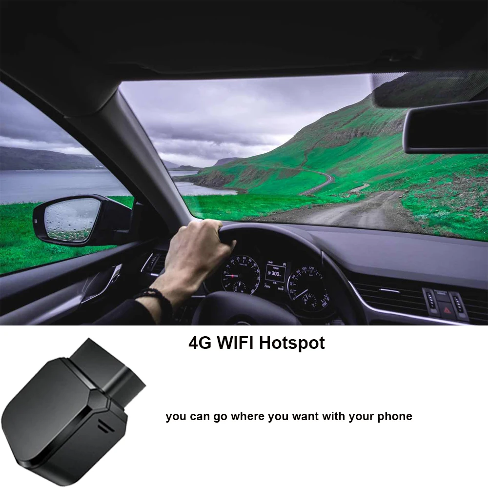 Gps Tracker Obd2 With Sim Card/gprs/gsm/4g Wifi/driving Behavior