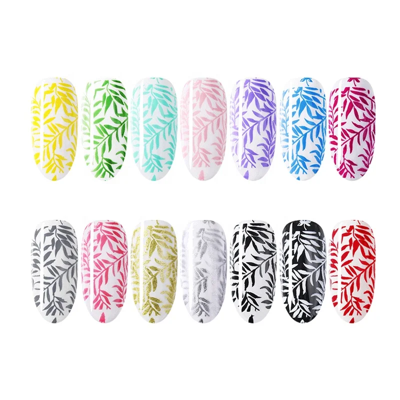 

Latest nail art fashion professional gel polish 8ml tube nail stamping gel