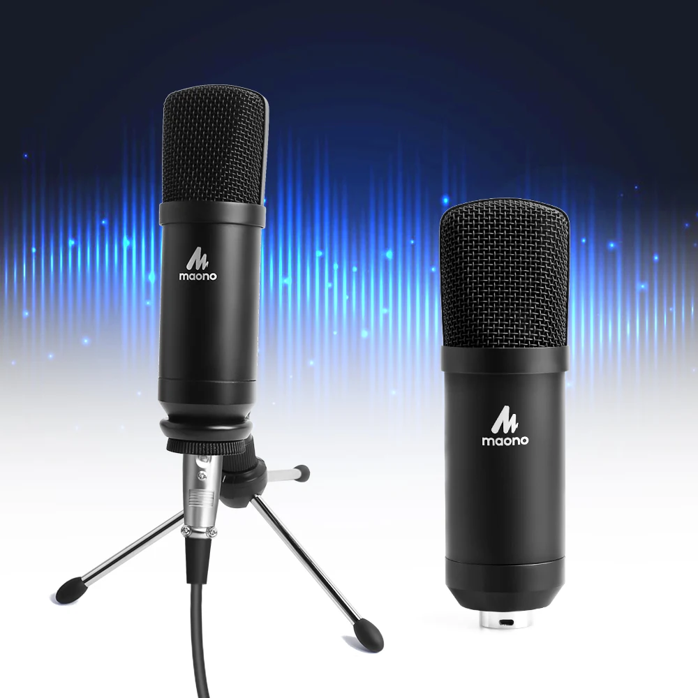 Maono Professional Metal Studio Condenser Microphone For Recording Buy Xlr Condenser Studio