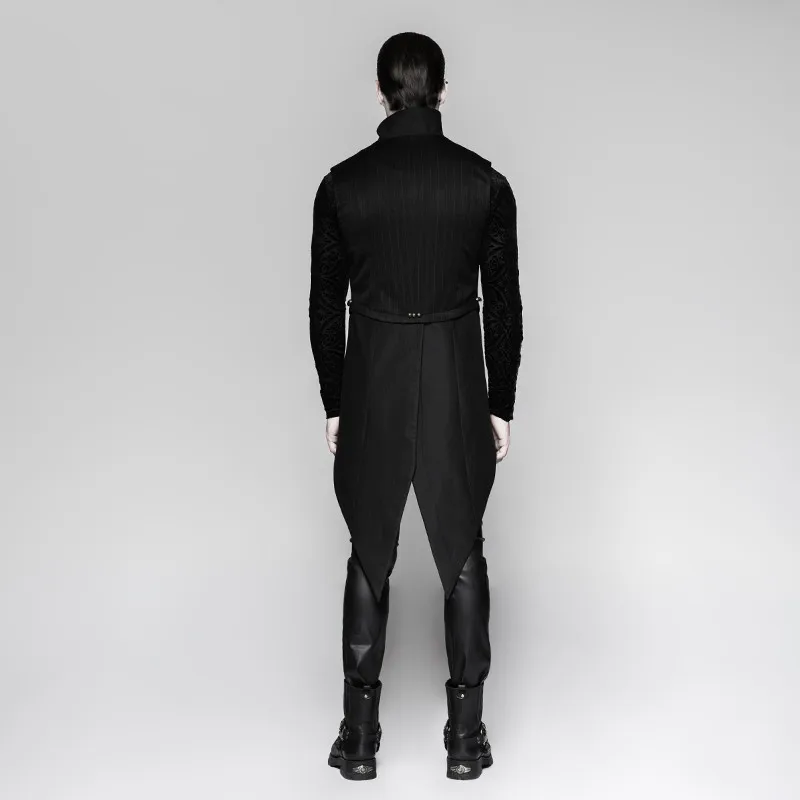 Y-763 Punk Rave Westlichen Stil Gentleman Streifen Körper Anzug Stil