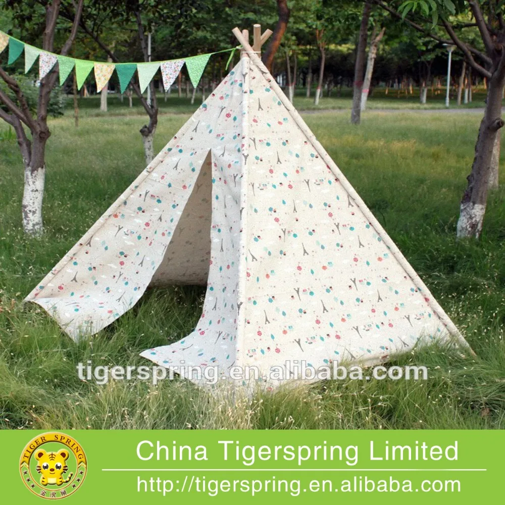 

Flax Fabric Indian tent children play tent kids playhouse Photography tent