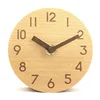Auto Nightlight, Battery Operated No Ticking Silent Analog Alarm Clock, Snooze, Ascending Electric Beep Sounds, Easy Set