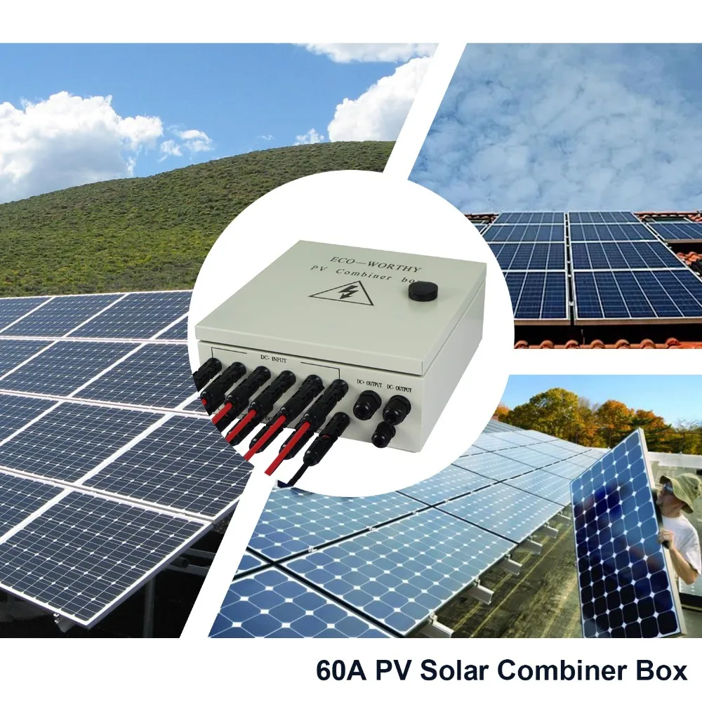 6 String Solar Panel Combiner Box With 10a Circuit Breaker Pv - Buy ...