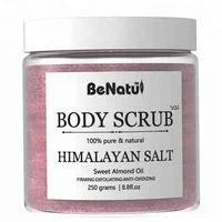 

Himalayan Pink Salt whitening vitamin c face /body scrub private label sugar
