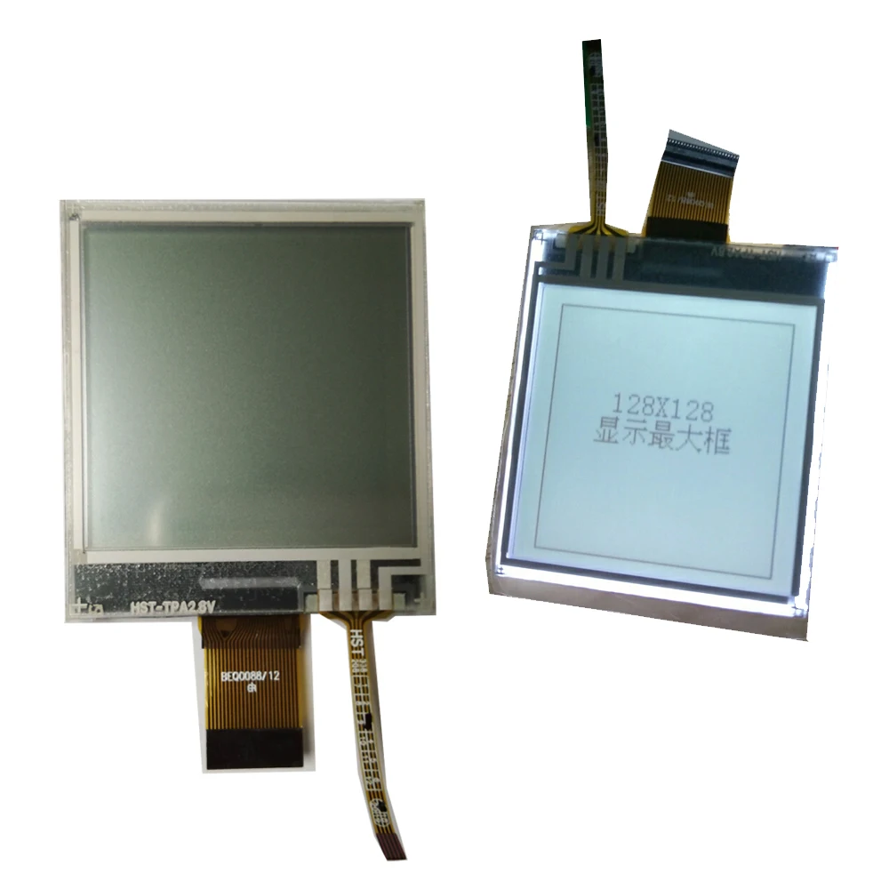 2.1 Inch Small Customized 128x128 Dots Graphic Matrix Monochrome Lcd