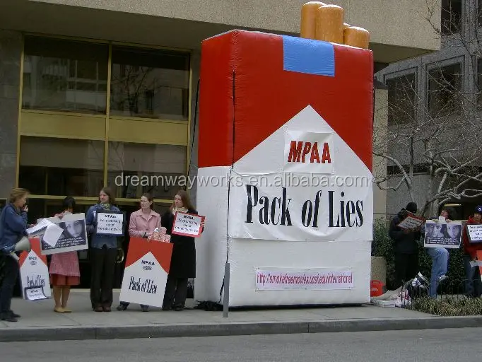 Giant Inflatable Cigarette Pack - Customized for Advertising, Perfect ...