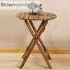 Vintage Solid Wood Table Round & Square Wooden Table for Dining