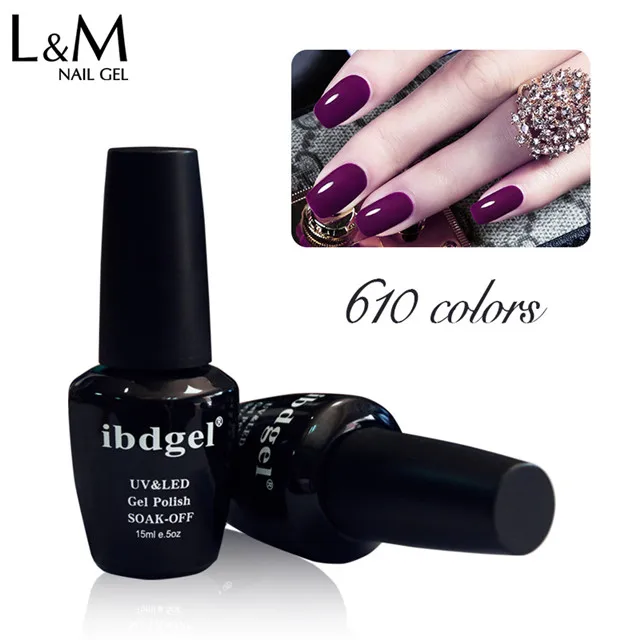 

ibdgel brand new nail polish gel colorful organic gel nail polish for beauty, 631 colros