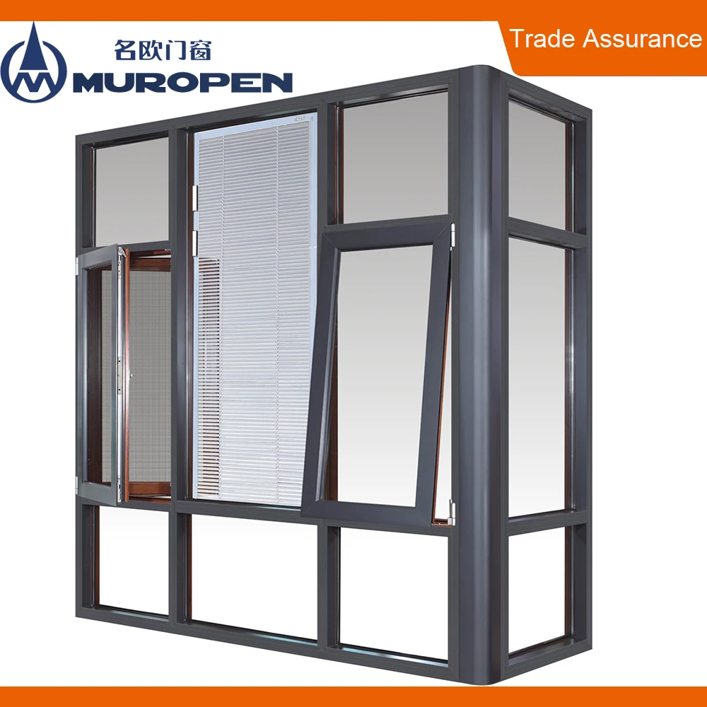 Aluminium Chain Winder Awning Window Aluminum Glass Toilet Awning