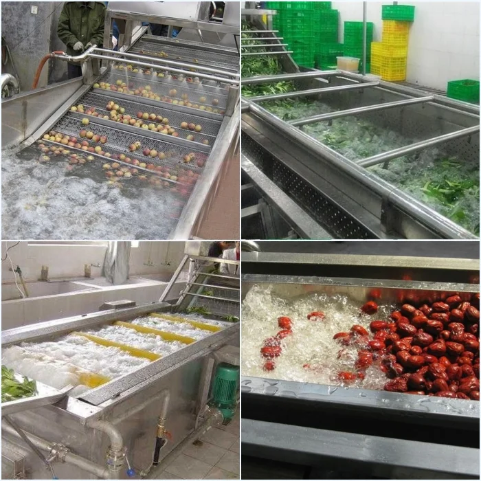 Vegetable Processing Line Washing Machine/cherry Tomato Washer On Sale