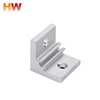 HW Custom OEM High Precision Solar Extruded Aluminum Transom Corner L Bracket